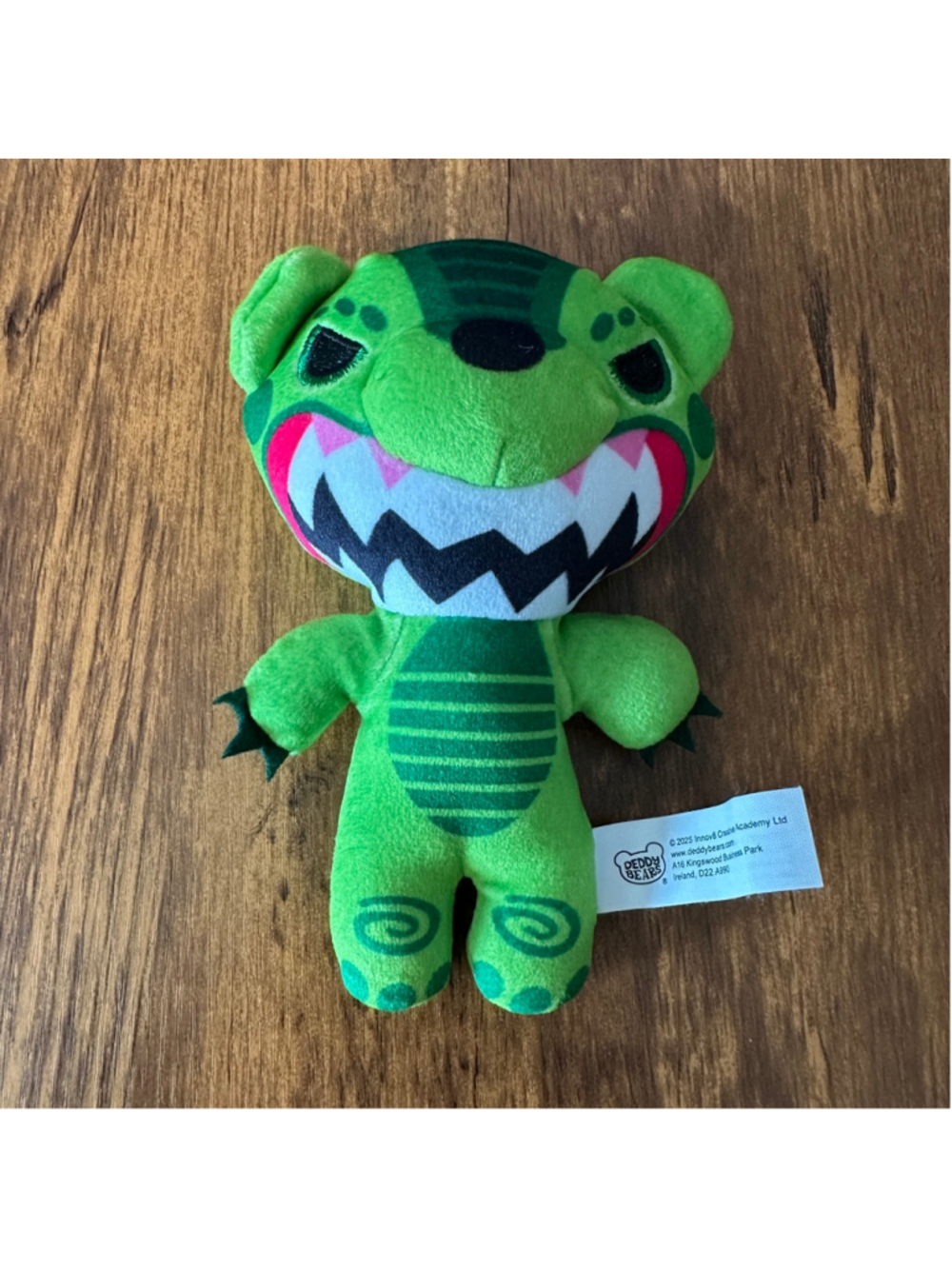 Deddy Bears Plush Green Monster Bear Stuffed Animal Innov8 7 Inch Toy